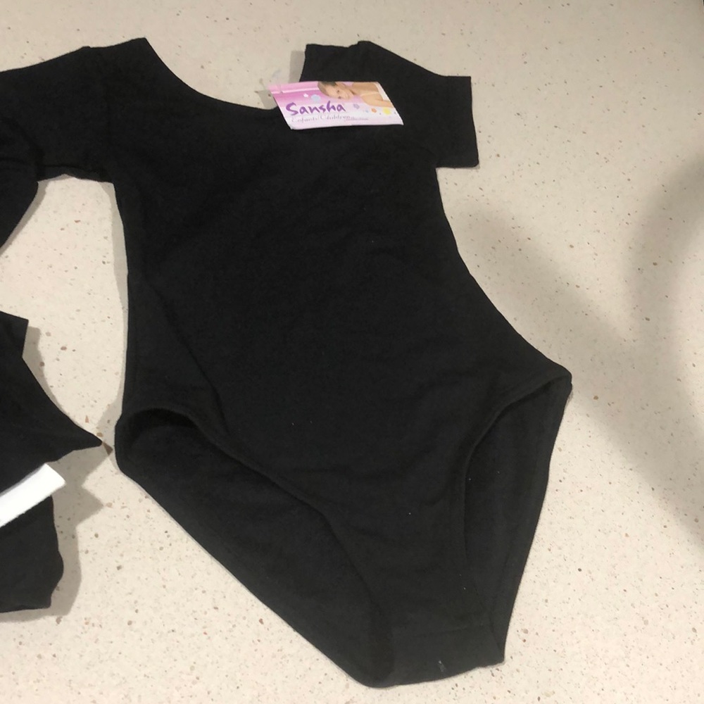 SANSHA black ballet leotard